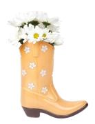 Vase - Rodeo - Cowboy Boot Home Decoration Vases Yellow DOIY