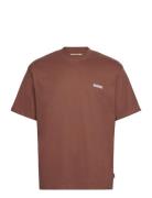 Wbbaine Chop Tee Designers T-shirts Short-sleeved Burgundy Woodbird