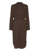 Camillabbfilla Dress Polvipituinen Mekko Brown Bruuns Bazaar