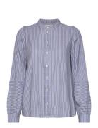 Linall Shirt Ls Tops Shirts Long-sleeved Blue Lollys Laundry