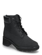 Mid Lace Up Waterproof Boot Shoes Boots Ankle Boots Laced Boots Black ...