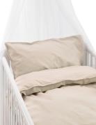 2-Dels Set Humble Gul Spjälsäng Home Sleep Time Bed Sets Beige Borganä...