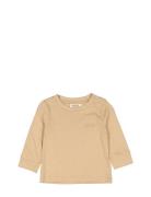 Ted B. Ls Tops T-shirts Long-sleeved T-shirts Beige MarMar Copenhagen