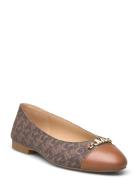 Rebecca Flex Ballet Ballerinat Brown Michael Kors