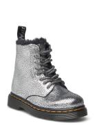 1460 Serena T Silver Distressed Foil Talvisaappaat Silver Dr. Martens