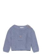 Sweater Enzo Tops Knitwear Pullovers Blue Mango