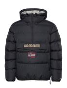 Rainforest Puffer Anorak Vuorillinen Takki Topattu Takki Black Napapij...