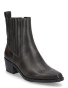 Women Boots Shoes Boots Ankle Boots Ankle Boots With Heel Brown Tamari...