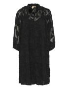 Cusanta Dress Polvipituinen Mekko Black Culture