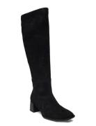 Gwenety Long Shaft Boot Korkeavartiset Saapikkaat Black GANT