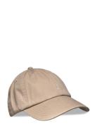 Mini Organic Soft Low Accessories Headwear Caps Beige Upfront