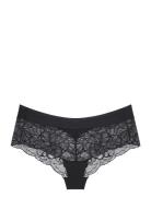 Body Make-Up Illusion Lace Shorty Alushousut Brief Tangat Black Triump...