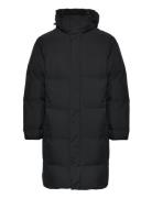 Recycled Padded Coat Parka Takki Black Lindbergh