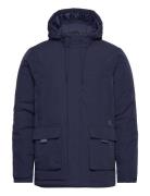 Outerwear Vuorillinen Takki Topattu Takki Navy Blend