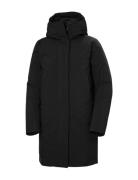 W Urb Pro Ht Down Coat Topattu Pitkä Takki Black Helly Hansen