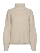 Fernadina Tops Knitwear Turtleneck Cream BOSS