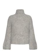 Mschannalisa M Pullover Tops Knitwear Jumpers Grey MSCH Copenhagen