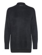 Vmlefile Over Boxy Blouse Noos Tops Knitwear Jumpers Black Vero Moda