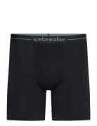 M Anatomica Long Boxers Bokserit Black Icebreaker