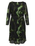 Carforest Life Ls Boatneck Blk Dress Jrs Polvipituinen Mekko Green ONL...