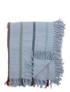 Frey Throw Home Textiles Cushions & Blankets Blankets & Throws Blue Bl...