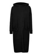 Giant Hoodie Dress Polvipituinen Mekko Black Papu