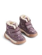 Winterboot Millas Tex Talvikengät Tarroilla Purple Wheat