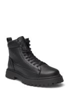 Tjm Warm Lining Boot Nyörisaappaat Black Tommy Hilfiger