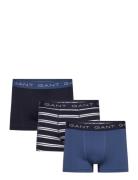 Stripe Trunk 3-Pack Bokserit Navy GANT