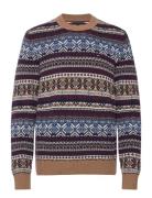 Gifting Wool Blend Fairisle C Nk Tops Knitwear Round Necks Blue Tommy ...