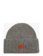 Workwear Nep Knitted Beanie Accessories Headwear Beanies Grey Superdry