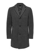 Onsjaylon Wool Coat Otw Noos Villakangastakki Pitkä Takki Grey ONLY & ...