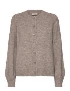 Fqlouisa-Car Tops Knitwear Cardigans Beige FREE/QUENT