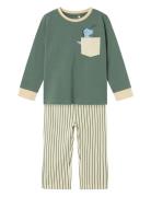 Nmmrade Night Set Pyjamasetti Pyjama Green Name It