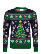 Christmas Tree Sweater Led Kids Tops Knitwear Pullovers Multi/patterne...