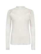 Sc-Ryan Tops Blouses Long-sleeved Cream Soyaconcept