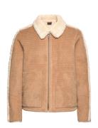 Oluwa Fur Jacket Villakangastakki Beige Daily Paper