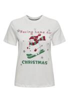 Onlxmas Life Yrsa Christmas S/S Top Jrs Tops T-shirts & Tops Short-sle...