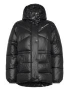 Puffer Jacket Topattu Pitkä Takki Black Karl Lagerfeld