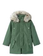 Nkfmilla Parka Jacket Long Fo Noos Parka Takki Green Name It