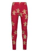 Leggings Gingerbread Aop Bottoms Leggings Red Lindex