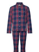 Flannel Pj Set Shirt And Pants Gb Pyjama Navy GANT