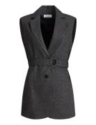 Viscose-Blend Vest, Beltina Blazers Single Breasted Blazers Black Ivo ...