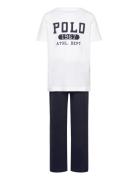 Sl-Sleepwear Pyjamasetti Pyjama Navy Polo Ralph Lauren