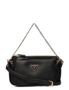 Noelle Dbl Pouch Crossbody Bags Crossbody Bags Black GUESS