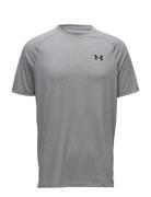 Ua Tech 2.0 Ss Tee Sport T-shirts Short-sleeved Grey Under Armour