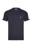 Loungewear T-Shirt Tops T-shirts Short-sleeved Navy Emporio Armani