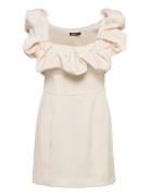 Juniper Dress Lyhyt Mekko Cream Gina Tricot