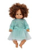 Lillan Docka Mörkt Hår 36Cm Toys Dolls & Accessories Dolls Multi/patte...