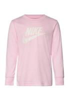 Ls-L/S Tee Tops T-shirts Long-sleeved T-shirts Pink Nike